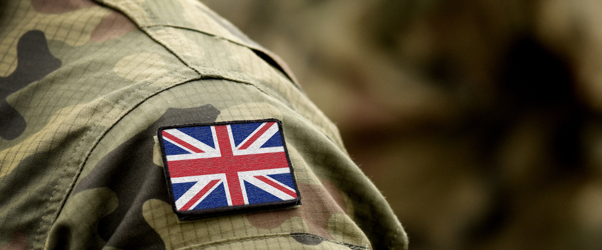 British Armed Forces Uniform Close Up