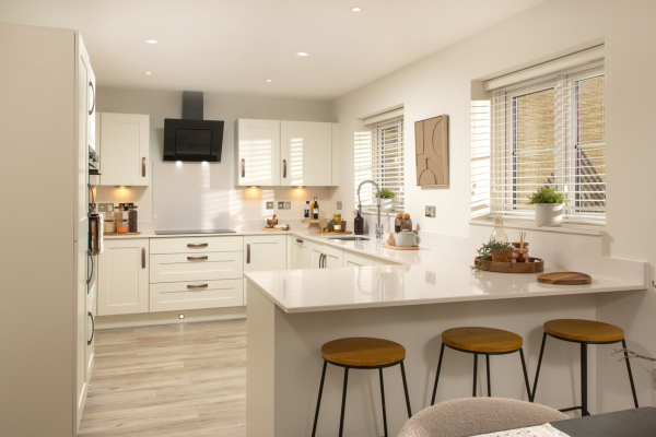 Modern white kitchen