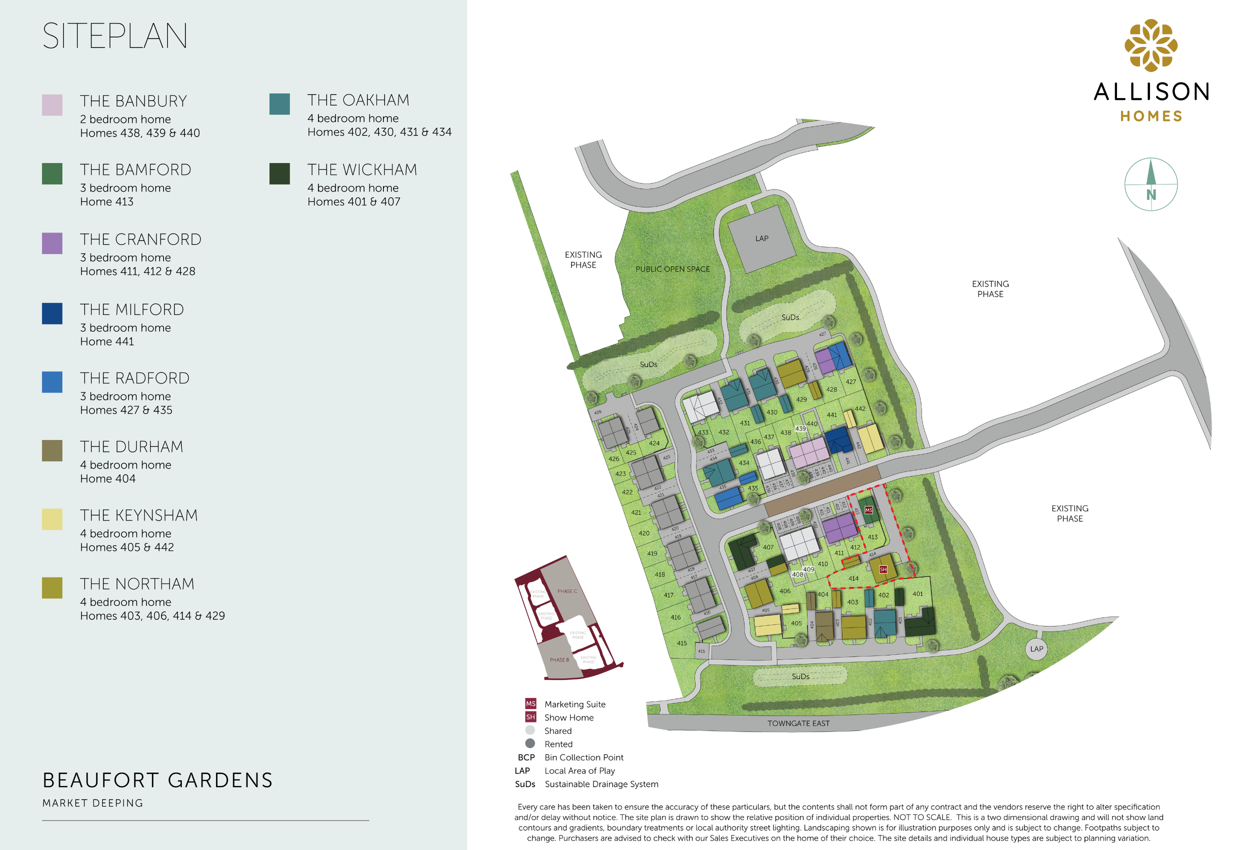 New Homes in Market Deeping | Beaufort Gardens | Allison Homes‎