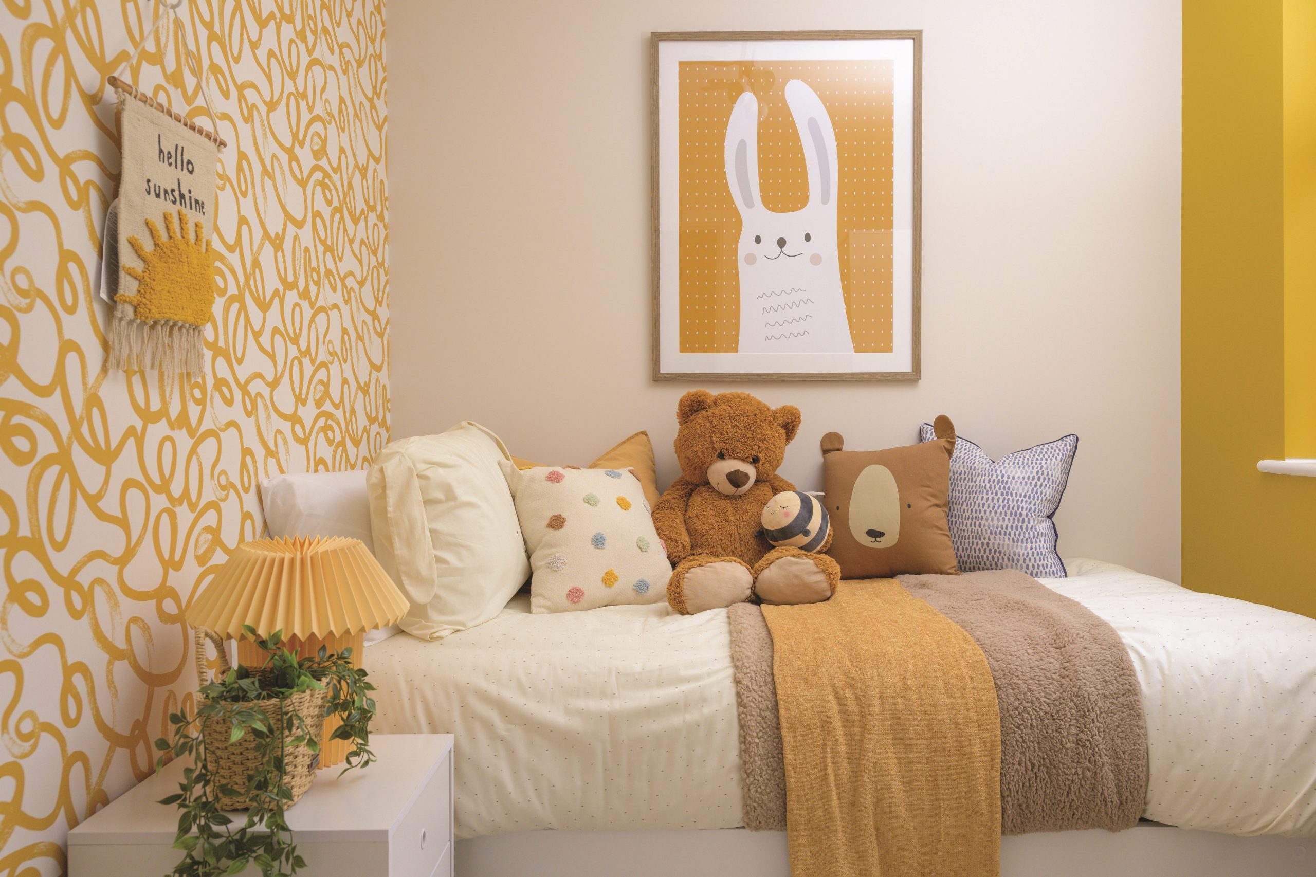 Yellow Childrens Bedroom